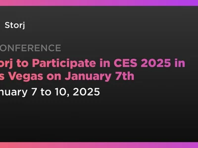 Storj to Participate in CES 2025 in Las Vegas on January 7th - Coindar, storj, Crypto, vegas