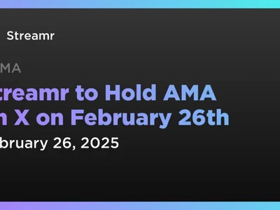 Streamr to Hold AMA on X on February 26th - real, spaces, ama, zero, bittorrent, iot, Coindar, streamr, core, Crypto, time, data, xdai