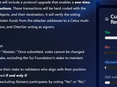 Sui community passes vote to repay $162M to Cetus exploit victims - cetus, Crypto, Cointelegraph, sui