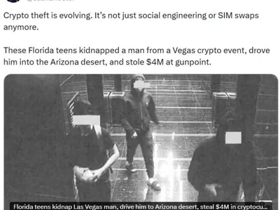 Teens kidnap Las Vegas man at gunpoint, stealing $4M in crypto - Cointelegraph, million, one, bitcoin, Crypto, 2024, crypto, three, vegas