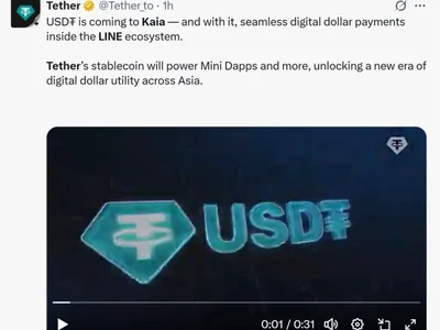 Tether launches on Kaia, brings USDt to LINE’s 196M user ecosystem - tron, tether, asia, usdt, ethereum, Crypto, Cointelegraph, stablecoin, japan