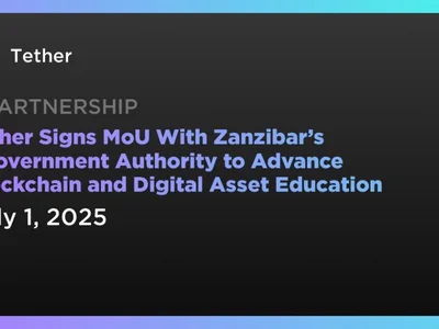 Tether Signs MoU With Zanzibar’s eGovernment Authority to Advance Blockchain and Digital Asset Education - Coindar, usdt, tether, Crypto