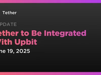 Tether to Be Integrated With Upbit - usdt, Crypto, Coindar, tether, stablecoin, aptos