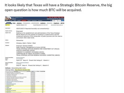 Texas House committee passes Bitcoin reserve bill for full floor vote - senate, Crypto, bitcoin, house, Cointelegraph, sb, state