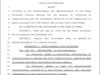 Texas Strategic Bitcoin reserve bill advances to Senate floor - state, Cointelegraph, senate, Crypto, donald trump, bitcoin