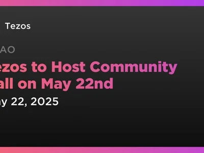 Tezos to Host Community Call on May 22nd - tezos, rio, Coindar, smart, xtz, Crypto, blocks
