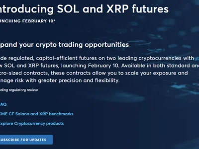 The CME will launch Ripple and Solana futures - Forexlive, live, xrp, trump, solana, Crypto