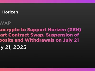 Tokocrypto to Support Horizen (ZEN) Smart Contract Swap, Suspension of Deposits and Withdrawals on July 21 - Crypto, Coindar, tokocrypto, blaze, ethereum, zen, zero, horizen