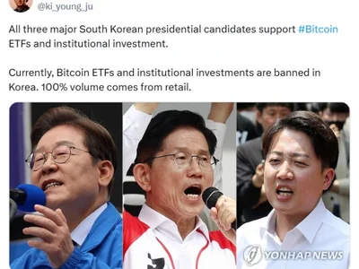 Top South Korean presidential hopefuls support legalizing Bitcoin ETFs - Cointelegraph, crypto, 2024, south, one, three, bitcoin, Crypto