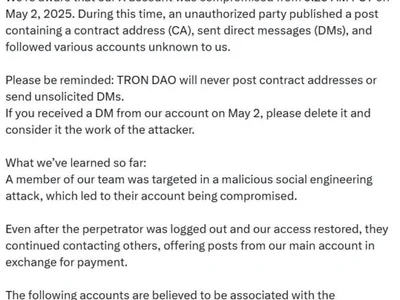 Tron says DAO X hack cost victims $45K, Curve Finance also hit - tron, Cointelegraph, sun, crv, pump, Crypto