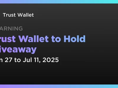 Trust Wallet to Hold Giveaway - Crypto, trust wallet, wallet, Coindar, usdc, ethereum, twt, 1inch