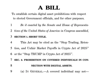 US lawmaker introduces anti-corruption bill ahead of Trump's dinner - bitcoin, trump, house, tron, Crypto, one, sun, Cointelegraph, memecoin
