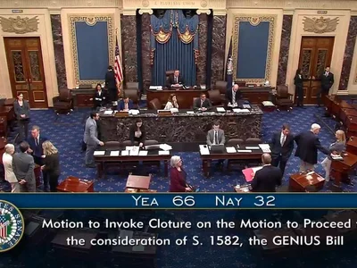 US Senate moves forward with GENIUS stablecoin bill - usdc, stablecoin, trump, one, tether, Crypto, genius, donald trump, Cointelegraph, circle, act, crypto, senate