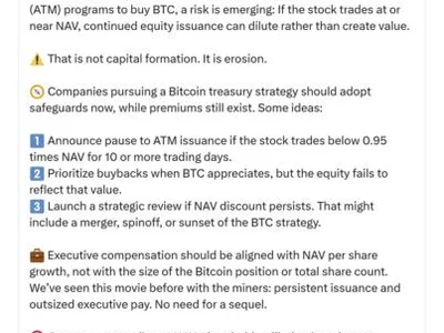 VanEck warns: Why Bitcoin treasury companies could face capital erosion - value, nav, bitcoin, aig, Cointelegraph, lehman brothers, gbtc, cds, Crypto, three