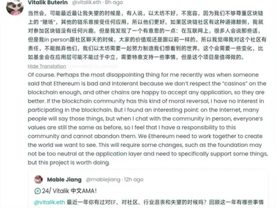 Vitalik Buterin Disappointed With Embrace of Blockchain “Casinos” - solana, ethereum, Crypto, eth, Reuters, ama