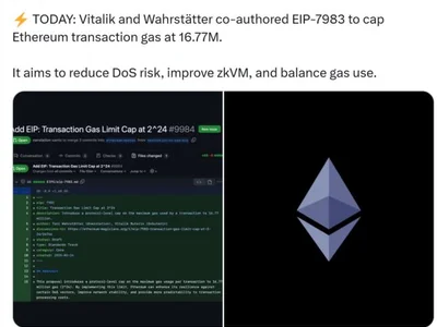 Vitalik proposes gas cap to enhance Ethereum security, stability - eth, gas, zero, defi, may, bitcoin, Crypto, Cointelegraph, cap, ethereum