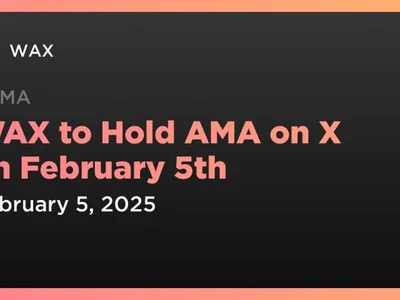 WAX to Hold AMA on X on February 5th - wax, waxp, Coindar, Crypto, ama