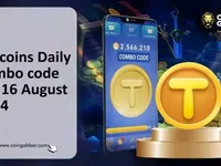 Win Big With TapCoin Daily Combo code For 16 August 2024 - ton, win