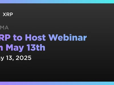 XRP to Host Webinar on May 13th - xrp, Crypto, Coindar