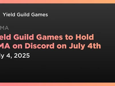 Yield Guild Games to Hold AMA on Discord on July 4th - Coindar, yield guild games, yield, nft, games, guild, ygg, Crypto, ama