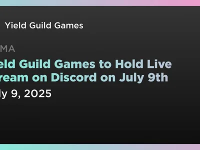 Yield Guild Games to Hold Live Stream on Discord on July 9th - ygg, ama, Coindar, yield, games, yield guild games, nft, Crypto, genesis, guild