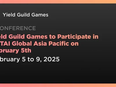 Yield Guild Games to Participate in ACTAI Global Asia Pacific on February 5th - ygg, yield, nft, Crypto, guild, yield guild games, games, Coindar