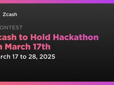 Zcash to Hold Hackathon on March 17th - ai, bitcoin, zcash, zero, zec, one, Coindar, Crypto