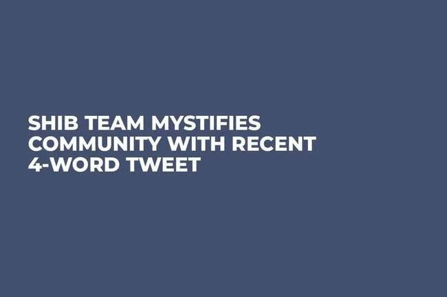 SHIB Team Mystifies Community with Recent 4-Word Tweet