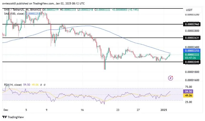 Shiba Inu Targets Fresh Highs As SHIB Undergo A Rebound At $0.00002045