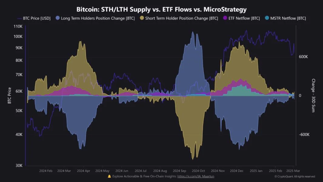 Short-Term Holders Dominate as Bitcoin Rebounds—What’s Next?