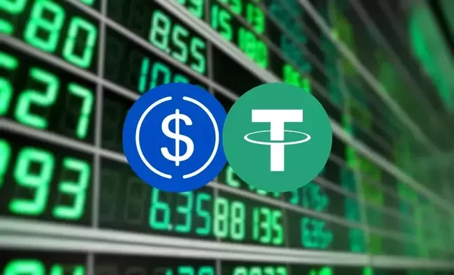 Stablecoins marked all-time volume records on turbulent trading day