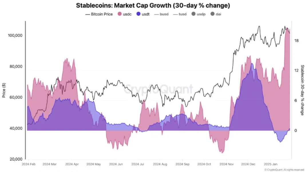 Stablecoins See Positive Momentum: Will This Lead To New Bitcoin All-Time High?