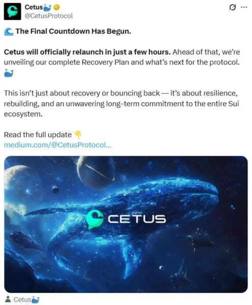 Sui DEX restarts, plots open-source move after massive exploit