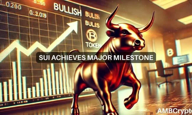 Sui’s bullish signs: $1 billion TVL and rising active addresses