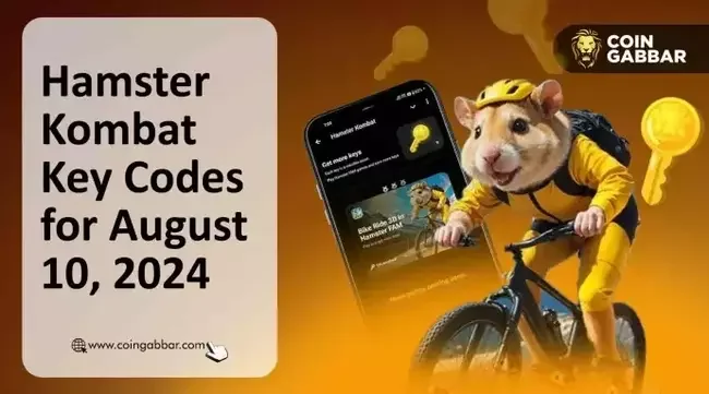 Today's Hamster Kombat Key Redeem Codes for August 10, 2024