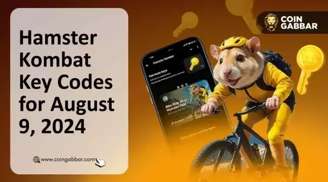 Today's Hamster Kombat Key Redeem Codes for August 9, 2024