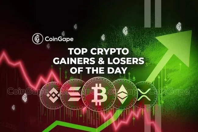 Top Crypto Gainers And Losers Today