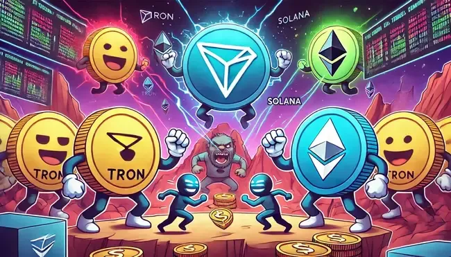 TRON’s Meme Market Struggles to Compete with Ethereum and Solana