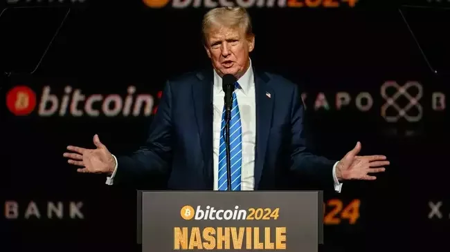 Trump’s Bitcoin Conference Headline Spurs His Second-Largest Fundraiser Ever