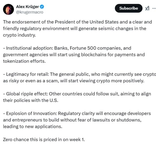 Trump’s executive order a ’game-changer’ for institutional crypto adoption