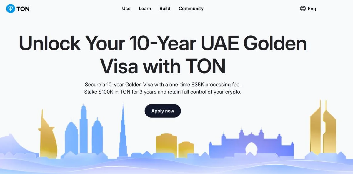 Update: UAE Denies TON golden visa claim