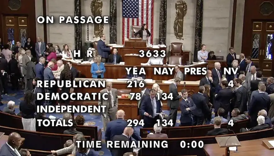 US House passes market structure bill as crypto week continues