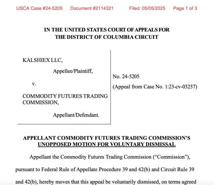 US regulator moves to drop appeal against Kalshi