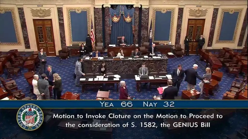 US Senate moves forward with GENIUS stablecoin bill