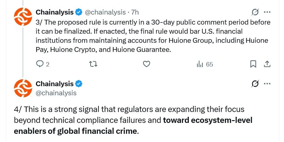 US Treasury wants to cut off Huione over ties to crypto crime