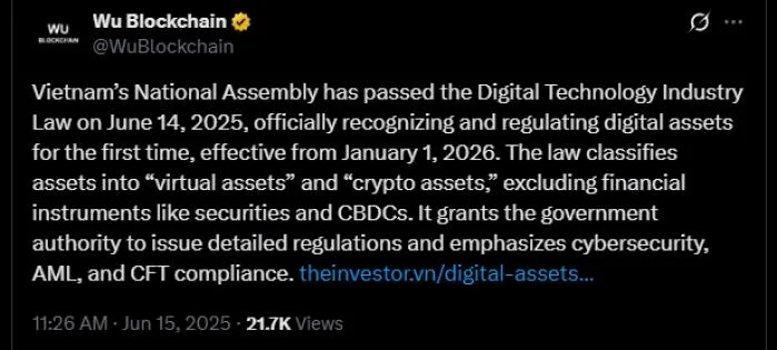 Vietnam’s Historic Move to Legalize Crypto Could Add Rocket Fuel to These Top Altcoins