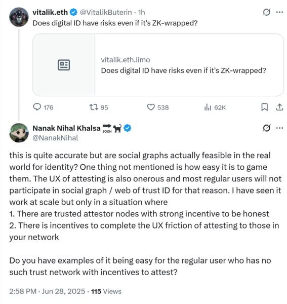 Vitalik introduces ‘pluralistic’ IDs to protect privacy in digital identity systems