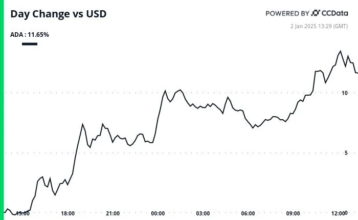 Why is ADA Up Today?