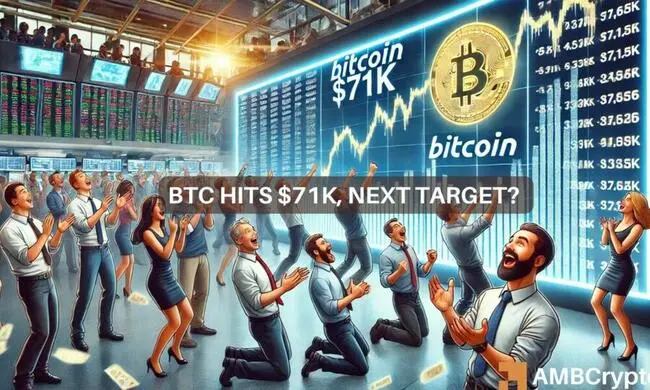 Why is Bitcoin up today? Key factors behind BTC’s rally to $71K