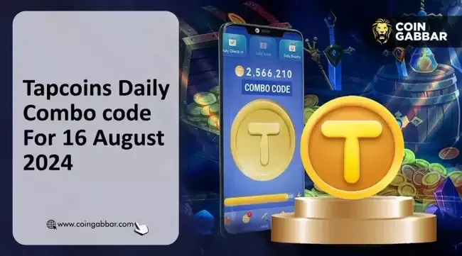 Win Big With TapCoin Daily Combo code For 16 August 2024